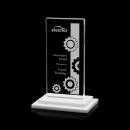 Carlton Fagan Rectangle Crystal Trophy
