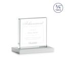Landers Fagan Square / Cube Crystal Trophy