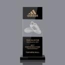 Berry 3D Black Rectangle Crystal Trophy