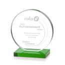 Drummond Green Circle Crystal Trophy