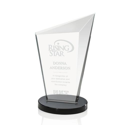 Awards and Plaques - Crystal Trophies - Neumann Black Peaks Crystal Trophy
