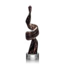 Inman Clear Base Unique Glass Trophy