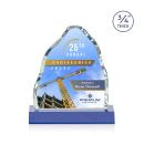 Hobbs Full Color Blue Crystal Trophy