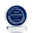 Jamison Blue Circle Crystal Trophy