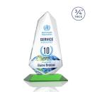 McMullen Full Color Green Crystal Trophy