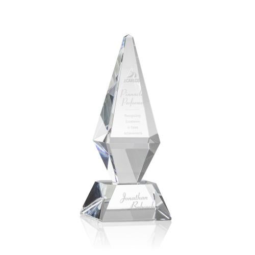 Awards and Plaques - Crystal Trophies - Allison Optical Crystal Trophy