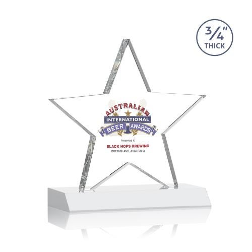 Awards and Plaques - Crystal Trophies - Ibarra Full Color Fagan Crystal Trophy
