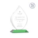 Cavazos Flame- Green Crystal Trophy