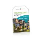 Jewell Clipped Full Color Silver Rectangle Acrylic Trophy