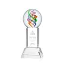 Blackburn on Tower Base Clear Globe Glass Trophy