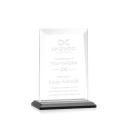 Prieto Black Rectangle Crystal Trophy