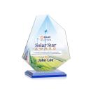 McGhee Full Color Blue Unique Crystal Trophy