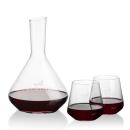 Delossantos Carafe & Stevenson Stemless Wine