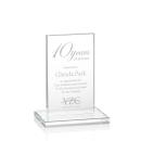 Riggs Clear Rectangle Crystal Trophy
