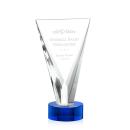 Michaels Blue Unique Crystal Trophy