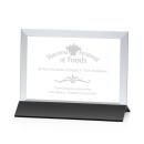 Boswell Black/Horizontal Rectangle Crystal Trophy