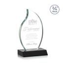 Summers Black Flame Crystal Trophy
