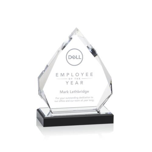 Awards and Plaques - Acrylic Trophies - McCarthy Silver Peaks Acrylic Trophy