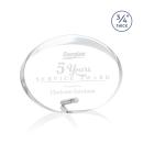 Huggis Silver Circle Acrylic Trophy
