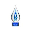 Bauman on Half Round Base - Blue