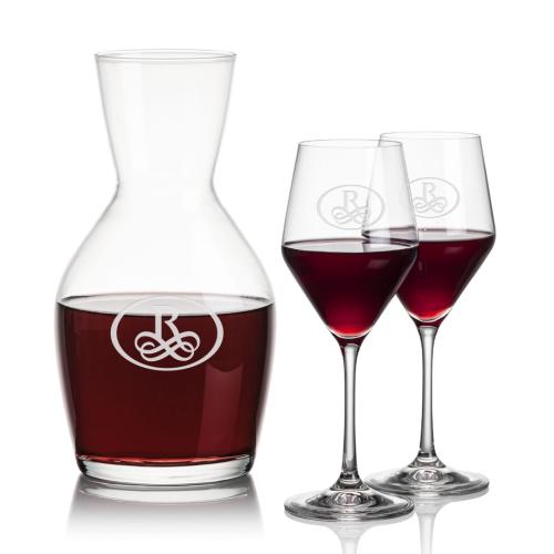 Custom Barware Glasses - Carafes - Whittington Carafe & Jensen Wine