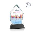 Boone Ice Peak Full Color on Helton Black Peaks Crystal Trophy