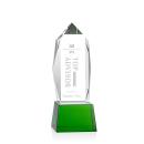 Navarro on Base Green Obelisk Crystal Trophy