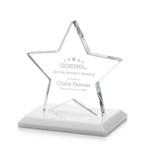 Awards and Plaques - Crystal Trophies - Gamboa Star Fagan Crystal Trophy