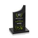 Fields Full Color Black Peaks Crystal Trophy