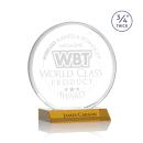 Juarez Amber Circle Crystal Trophy