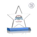 Ibarra Full Color Sky Blue Crystal Trophy