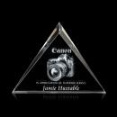 Stacy 3D Pyramid Crystal Trophy