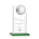 Jordan Golf Green Peaks Crystal Trophy