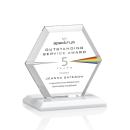 Santos Full Color Fagan Polygon Crystal Trophy