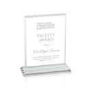Lorenzo Clear Rectangle Crystal Trophy