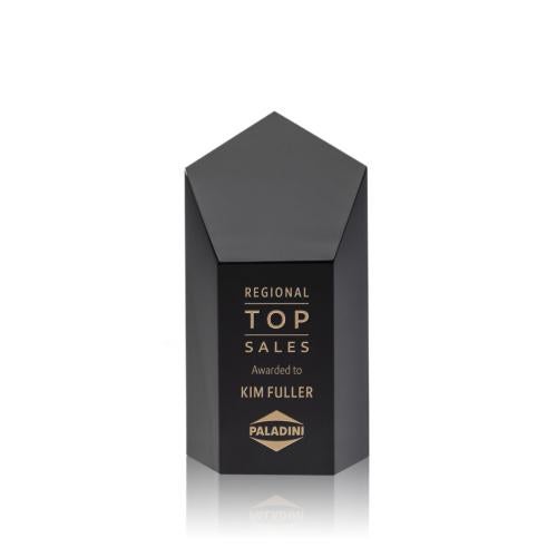 Awards and Plaques - Crystal Trophies - McFadden Black Towers Crystal Trophy