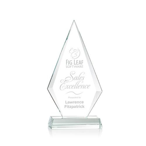 Awards and Plaques - Crystal Trophies - Newton Crystal Trophy