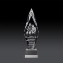 Kendrick on Small Base (3D) Clear Crystal Trophy