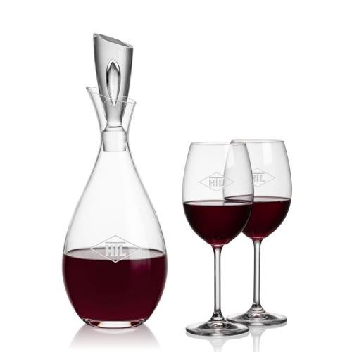 Custom Barware Glasses - Carafes - Pickett Decanter & Keller Wine