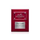 Woodward Plaque - Rosewood/Silver