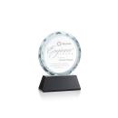 Linares Black Circle Crystal Trophy