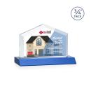 Realtor Full Color Blue Peaks Crystal Trophy
