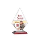 Lujan Full Color Wood Crystal Trophy