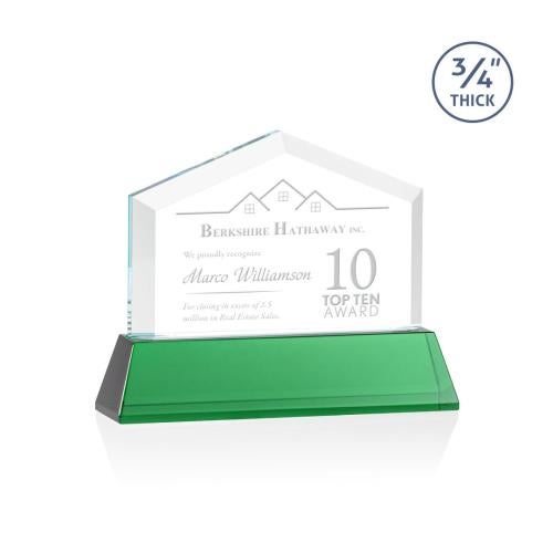 Awards and Plaques - Crystal Trophies - Realtor on Helton Green Peaks Crystal Trophy