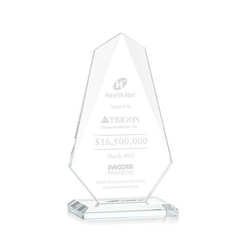 Awards and Plaques - Crystal Trophies - Byers Clear Unique Crystal Trophy