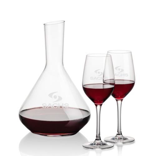 Custom Barware Glasses - Carafes - Delossantos Carafe & Richter Wine