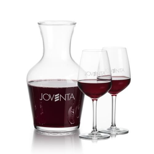 Custom Barware Glasses - Carafes - Summit Carafe & Renteria Wine