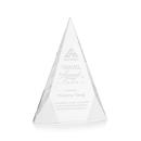 Bragg Clear Pyramid Crystal Trophy