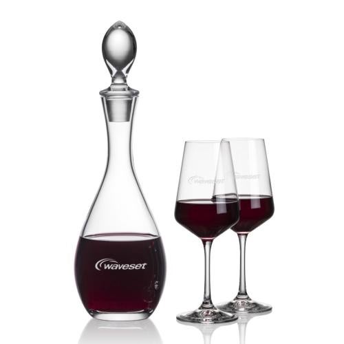 Custom Barware Glasses - Carafes - Hastings Decanter & Stevenson Wine