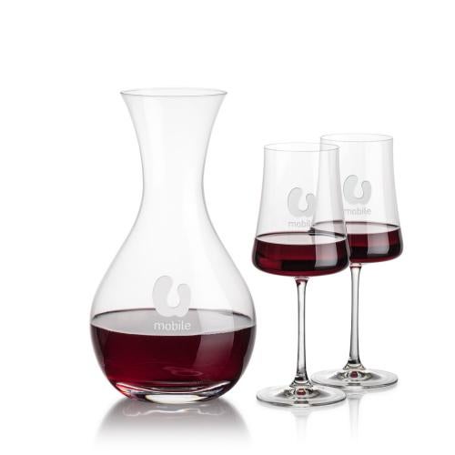 Custom Barware Glasses - Carafes - Thomas Carafe & Yoder Wine
